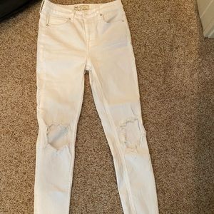 free people busted skinny jeans